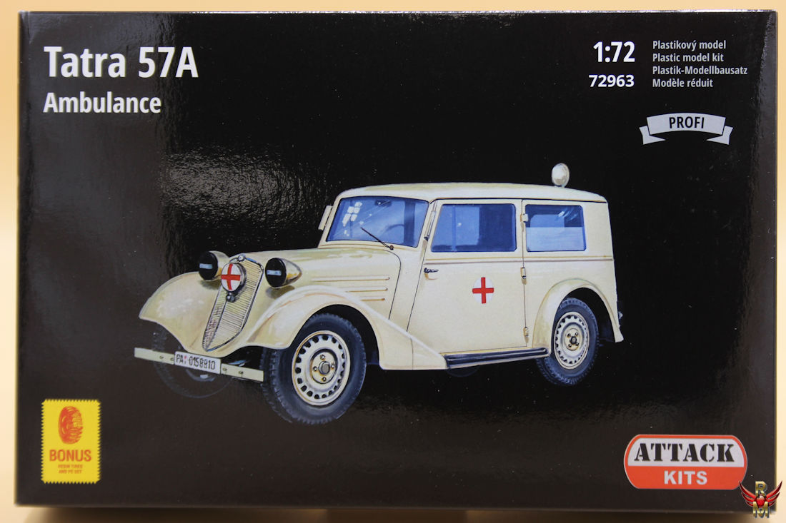 Attack Hobby Kits 1/72 Tatra 57A Ambulance