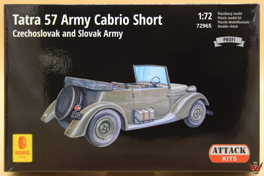 Attack Hobby Kits 1/72 Tatra 57 Army Cabrio Short