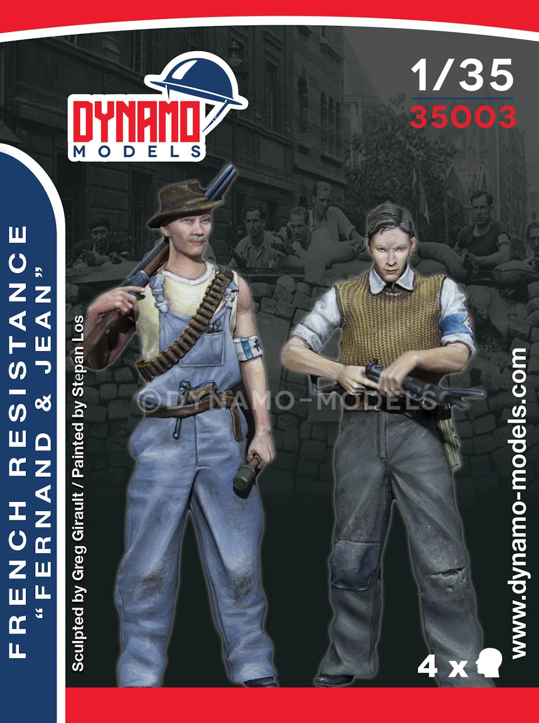 Dynamo Models 1/35 Vive la France – French resistance set