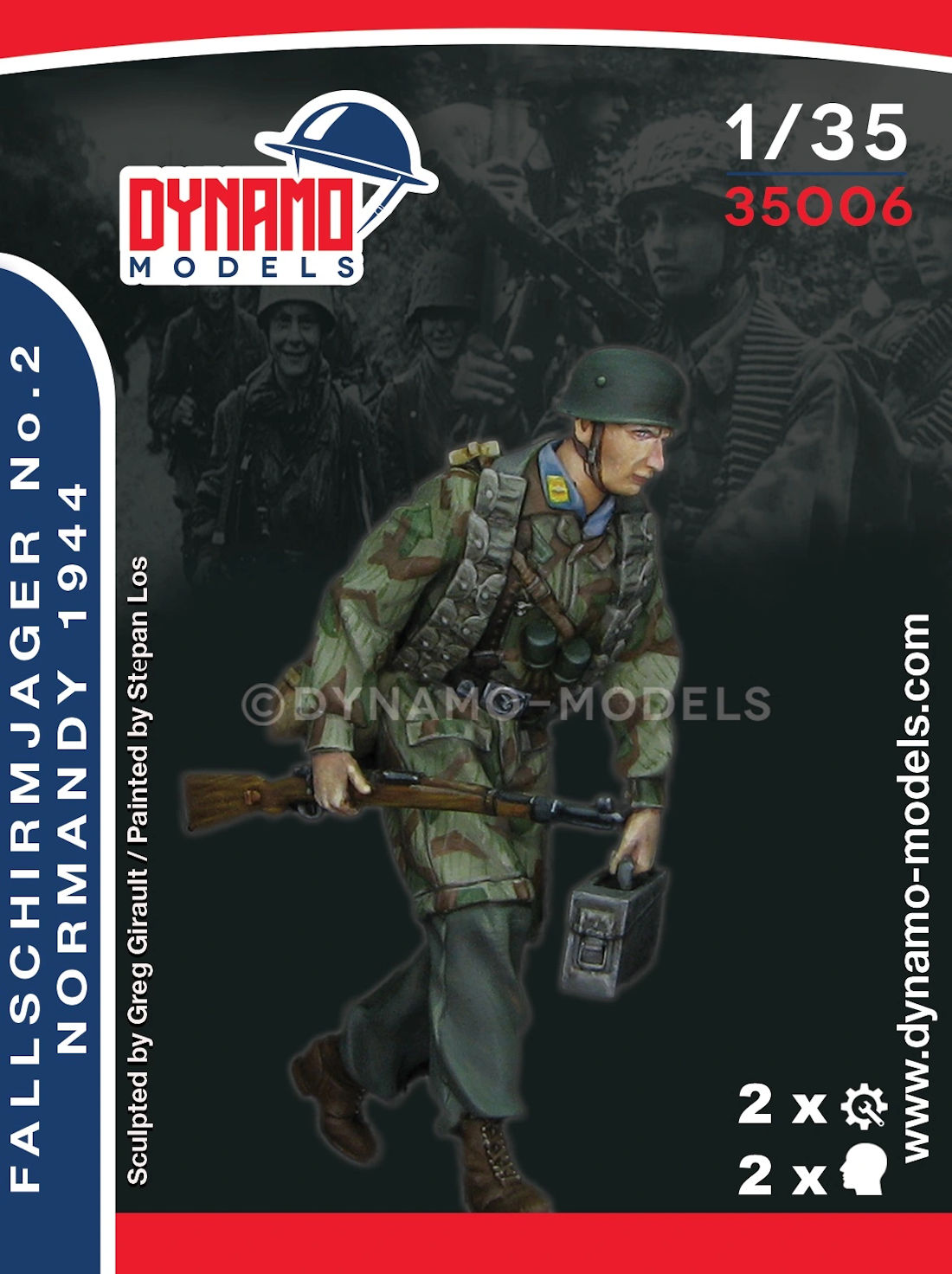 Dynamo Models 1/35 Fallschirmjäger No 2 – Normandy 1944
