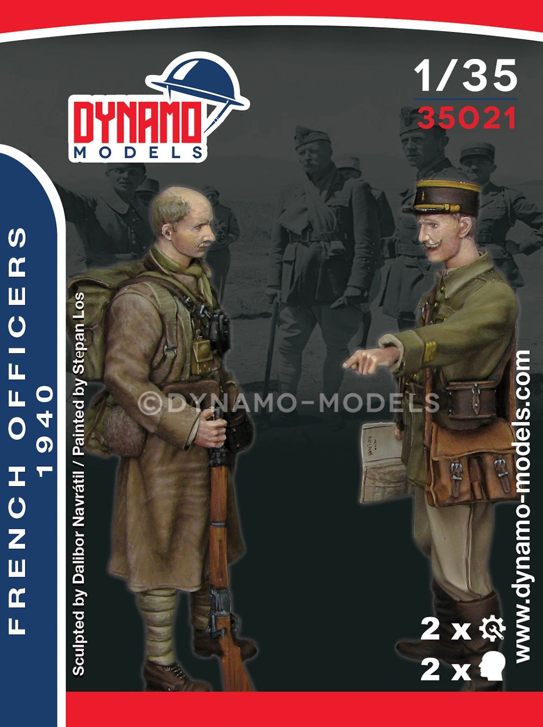 Dynamo Models 1/35 40 – French Officer set