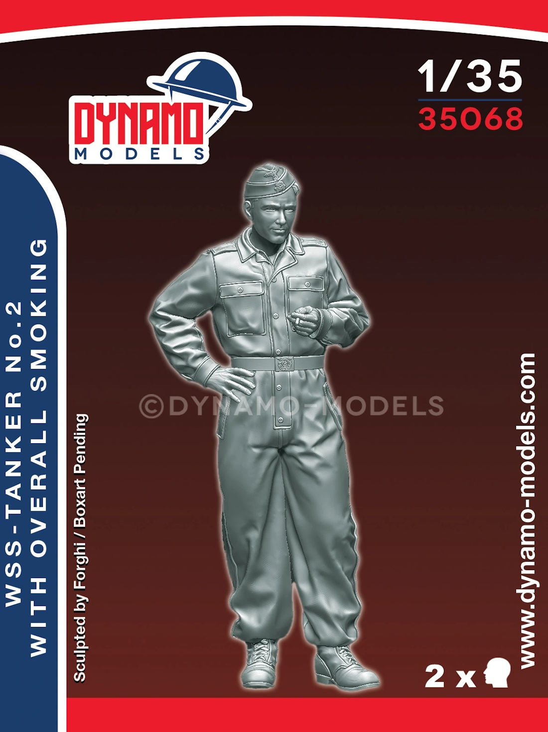 Dynamo Models 1/35 WSS – Panther Crew No 2 with Overall Smoking