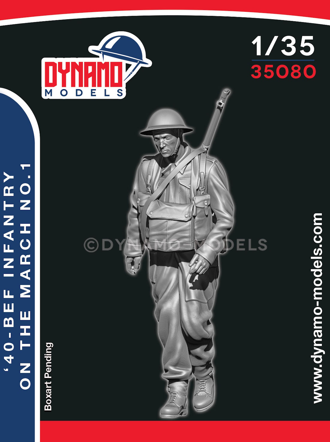 Dynamo Models 1/35 40 BEF Infantryman Marching No 1