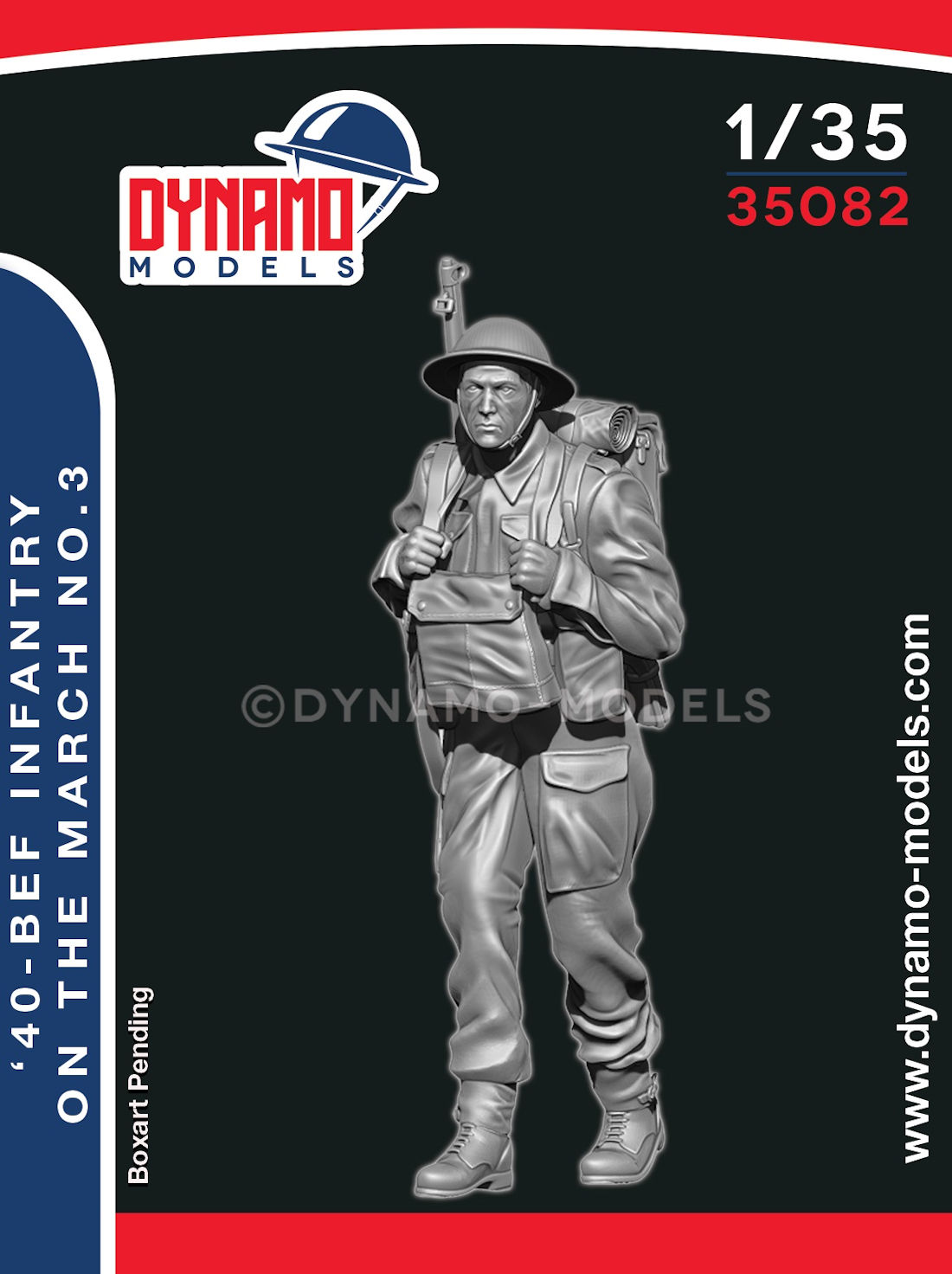 Dynamo Models 1/35 40 BEF Infantryman Marching No 3