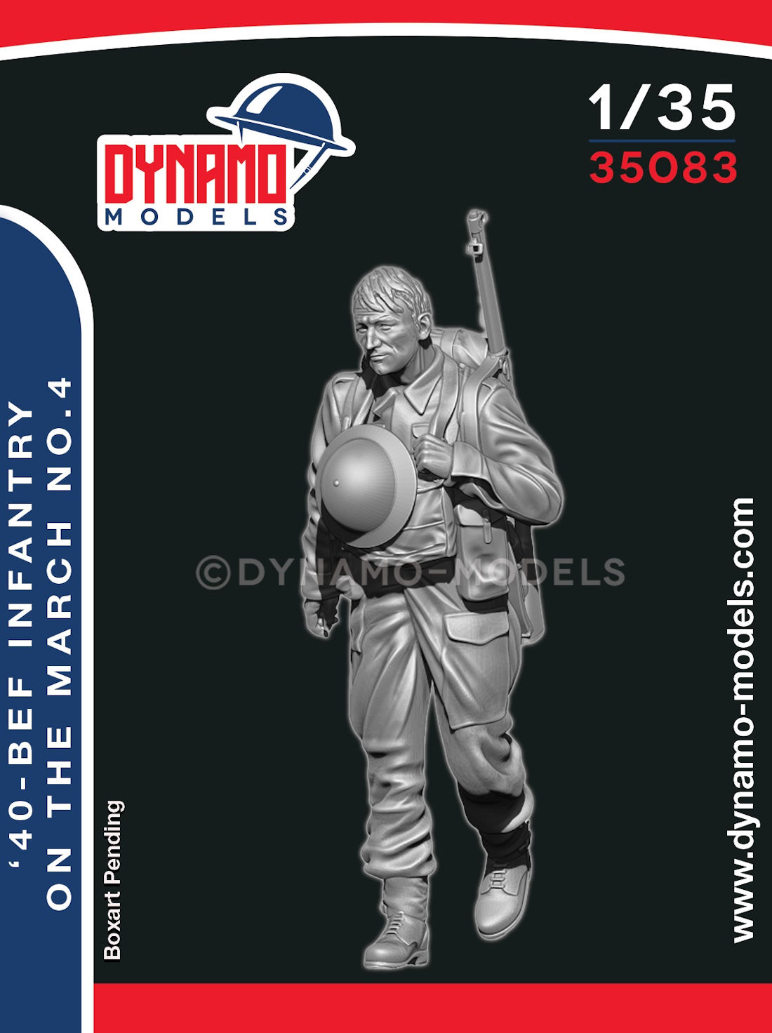 Dynamo Models 1/35 40 BEF Infantryman Marching No 4