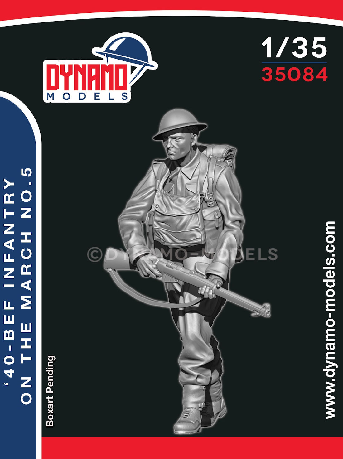 Dynamo Models 1/35 40 BEF Infantryman Marching No 5