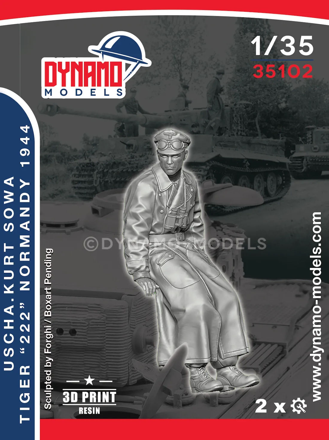Dynamo Models 1/35 WSS – Tiger 222 Uscha Kurt Sowa Normandy 1944