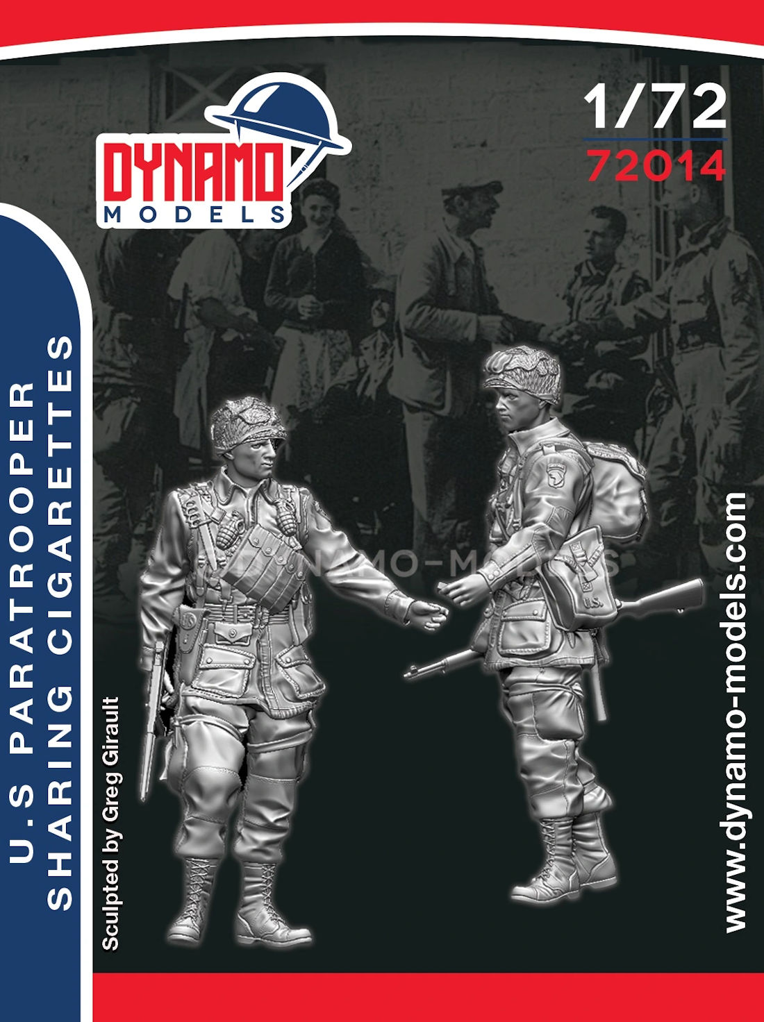 Dynamo Models 1/72 US Paratroopers sharing cigarettes