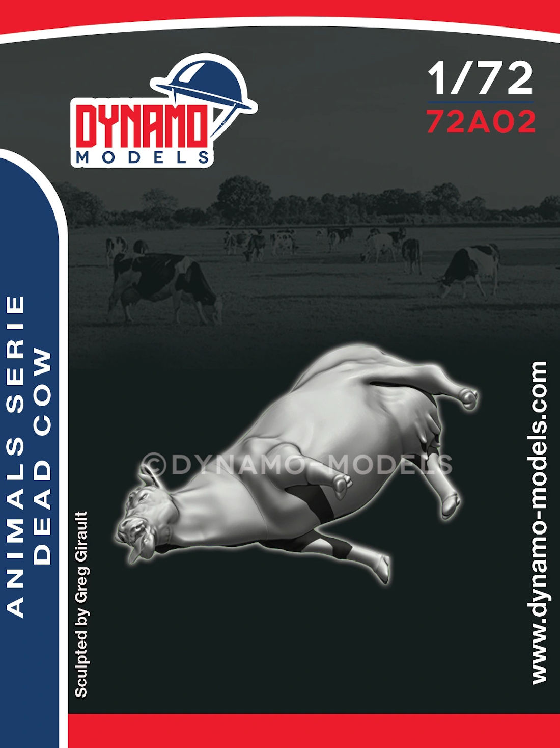 Dynamo Models 1/72 Animal Serie – Dead Cow