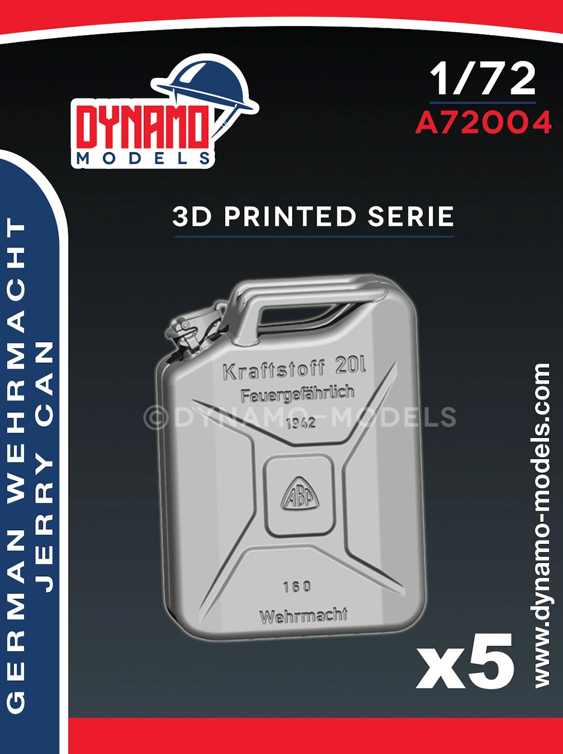 Dynamo Models 1/72 German Wehrmacht Jerry cans