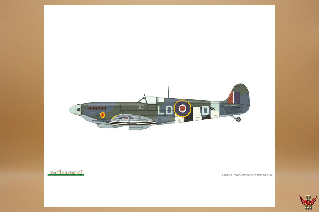 Eduard 1/72 Spitfire Mk IXc late version ProfiPack