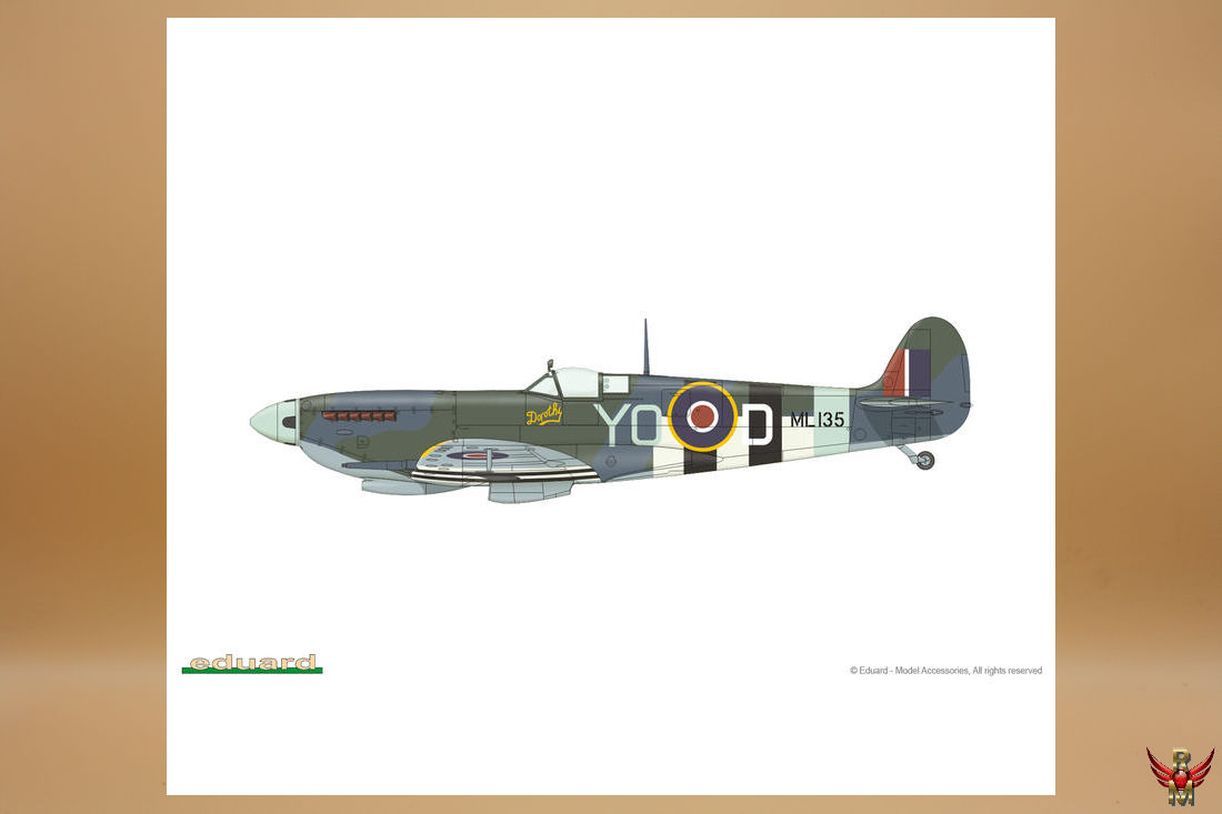 Eduard 1/72 Spitfire Mk IXc late version ProfiPack