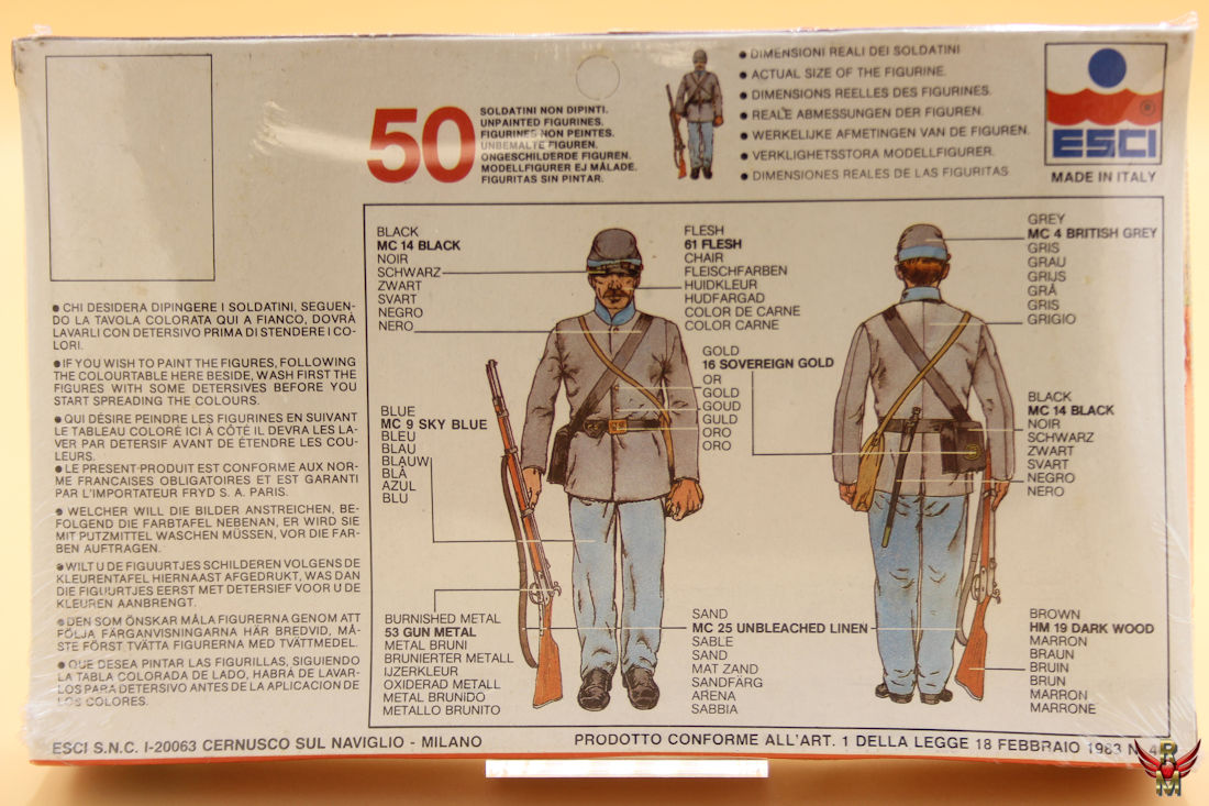 ESCI 1/72 American Civil War Confederate Infantry