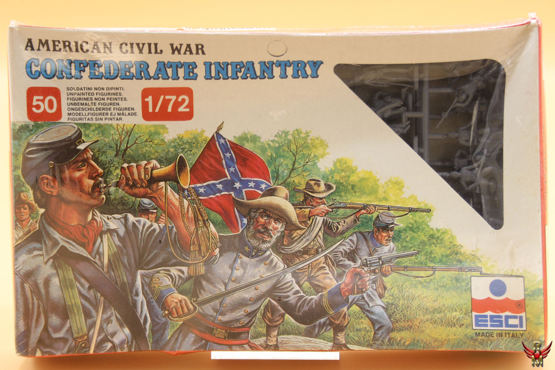 ESCI 1/72 American Civil War Confederate Infantry