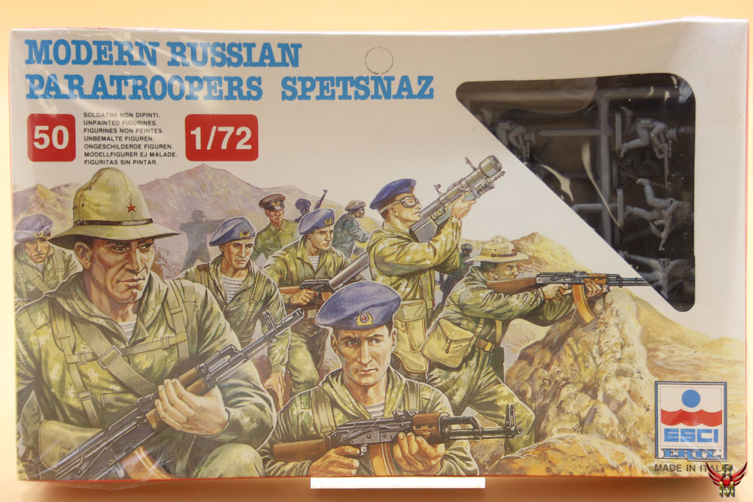 ESCI ERTL 1/72 Modern Russian Paratroopers Spetsnaz