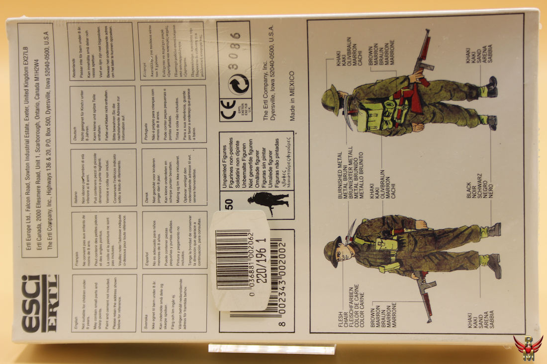ESCI ERTL 1/72 British Soldiers World War 2