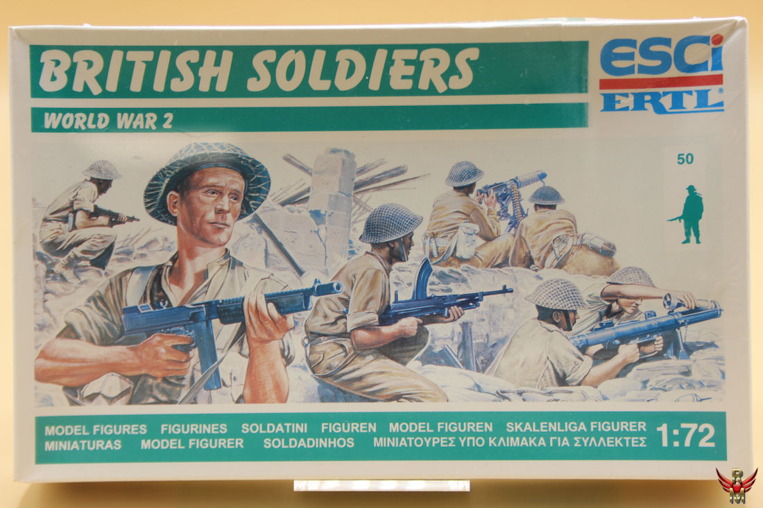ESCI ERTL 1/72 British Soldiers World War 2