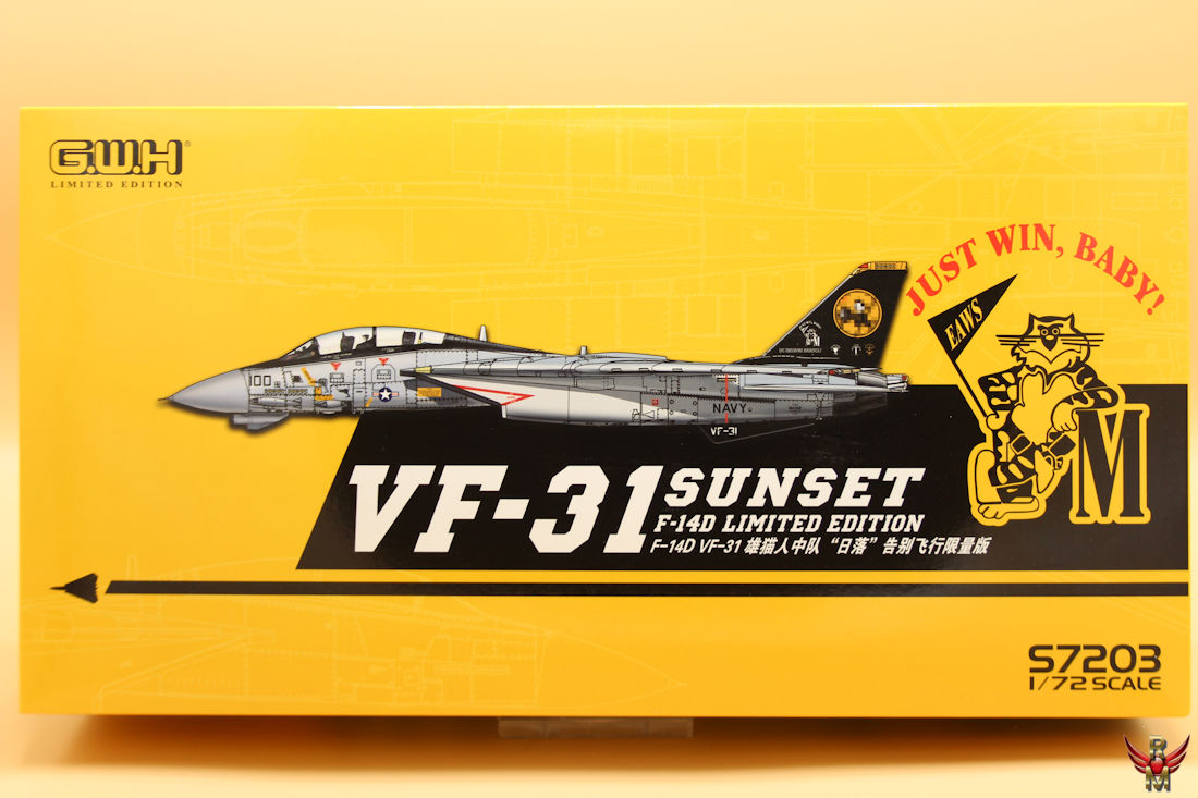 Great Wall Hobby 1/72 F-14D Tomcat VF 31 Sunset Limited Edition