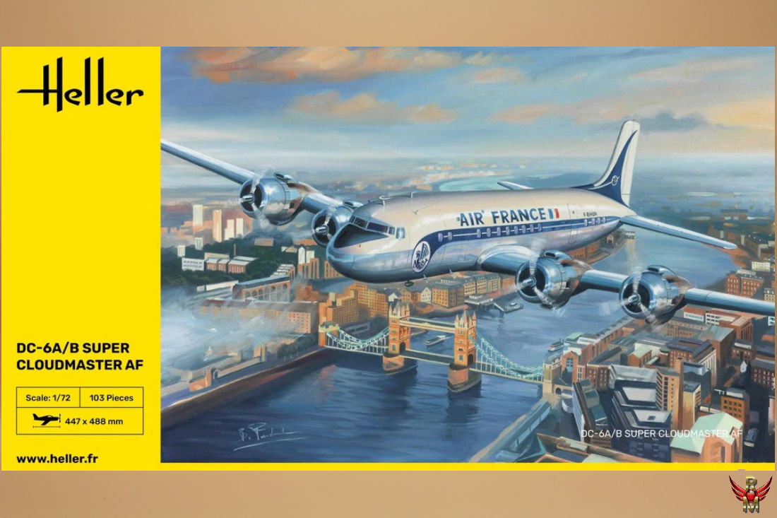Heller 1/72 DC-6A/B Super Cloudmaster AF
