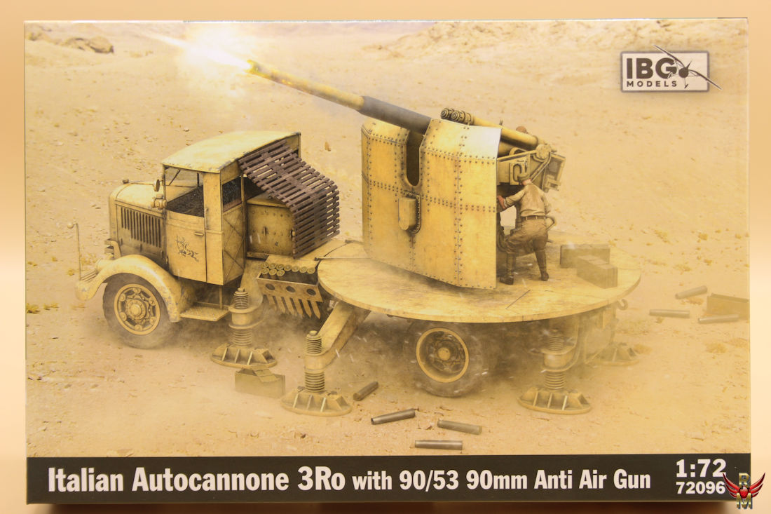 IBG Models 1/72 Italian Autocannone 3Ro with 90mm AA Gun 90/53