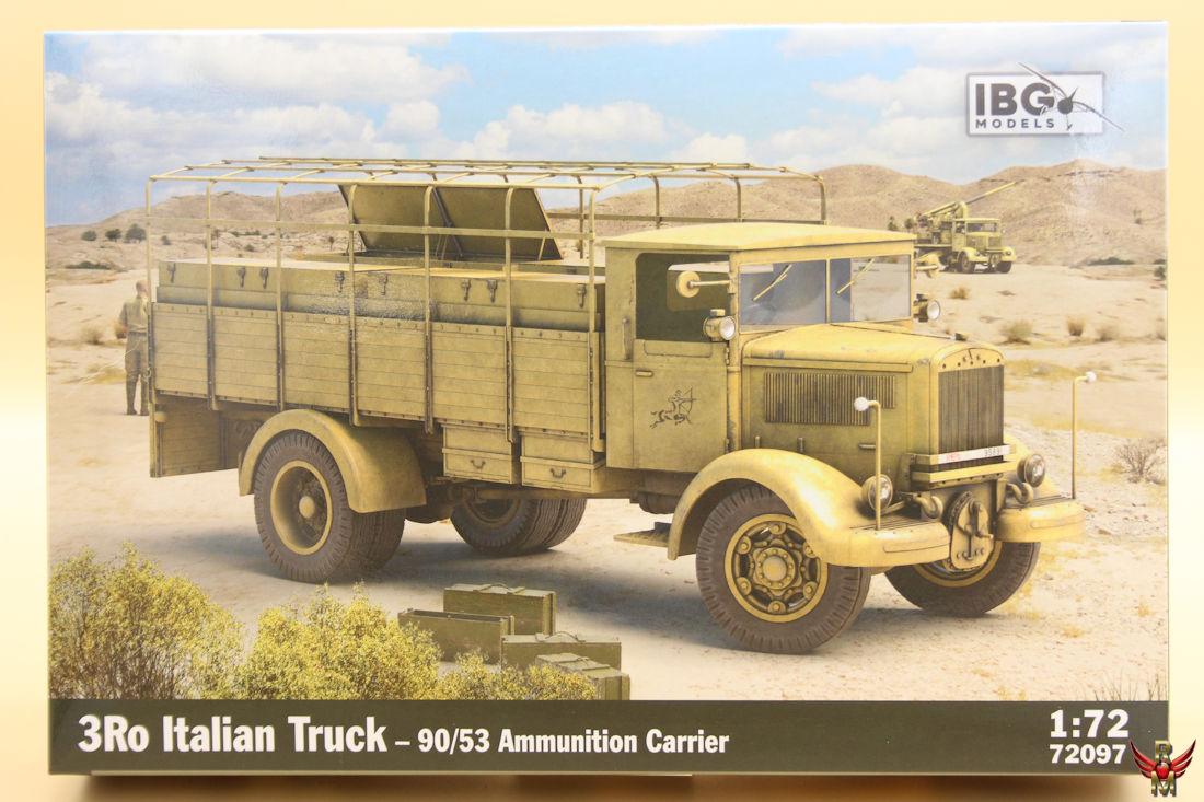 IBG Models 1/72 Italian 3Ro Truck - 90/53 Ammunition Carrier