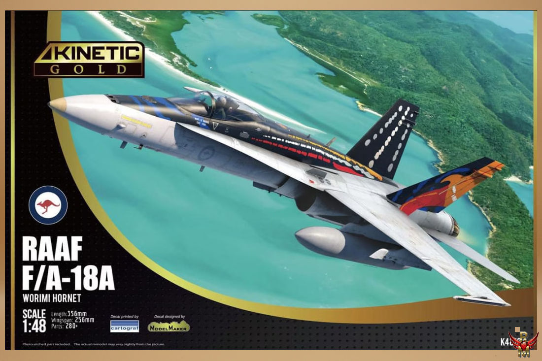 Kinetic 1/48 RAAF F/A-18A Worimi Hornet GOLD