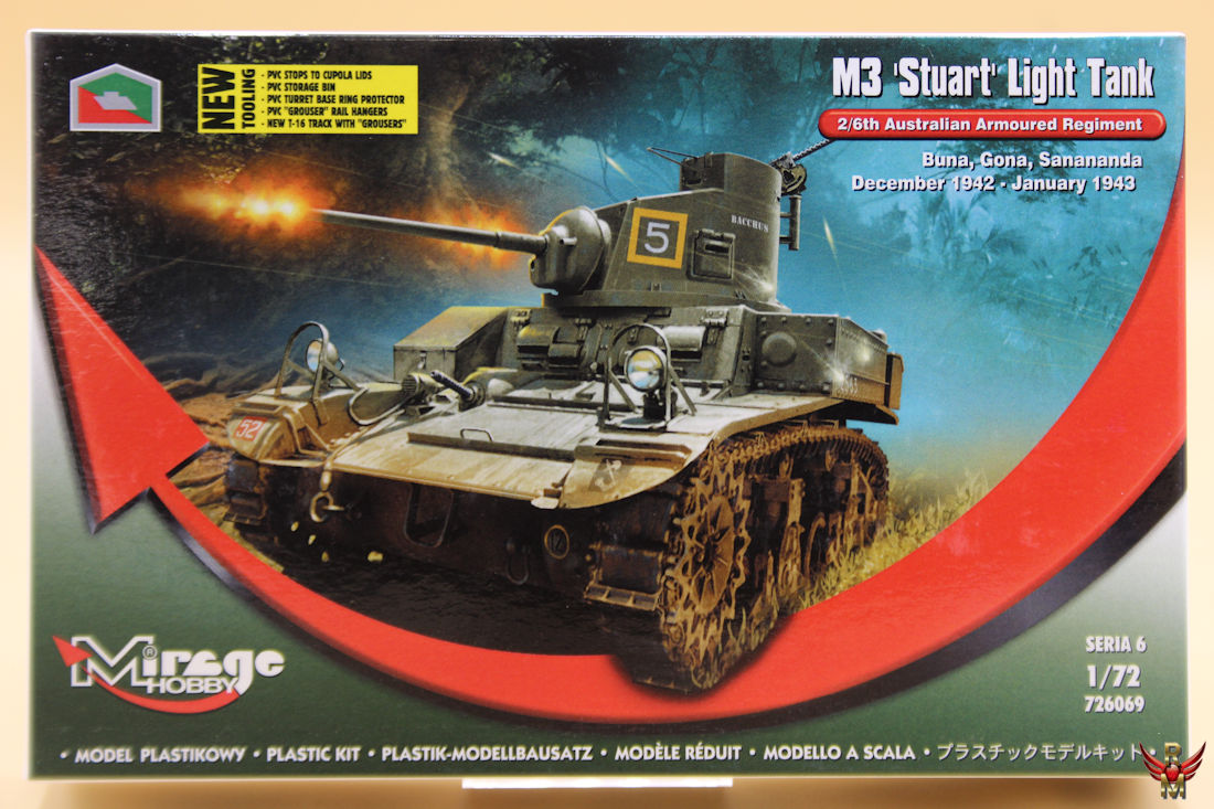 Mirage Hobby 1/72 M3 Stuart light tank