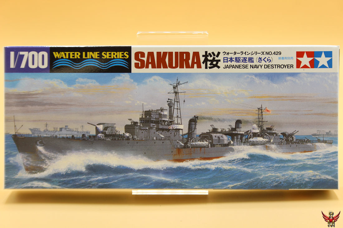 Tamiya 1/700 Sakura Japanese Navy Destroyer Sakura water line series