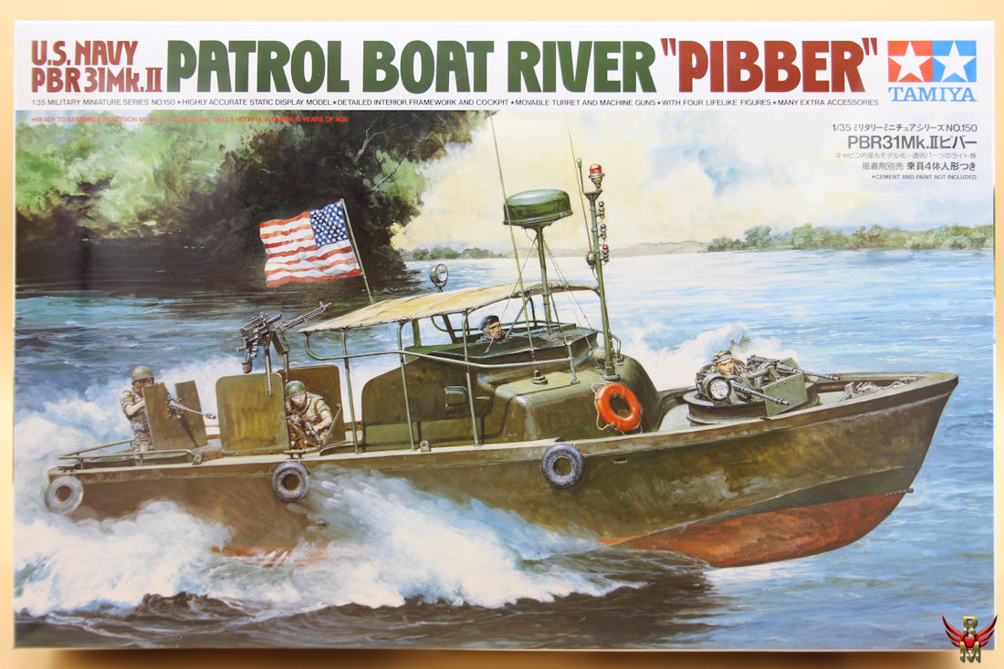 Tamiya 1/35 US Navy PBR 31 Mk II Patrol Boat River Pibber