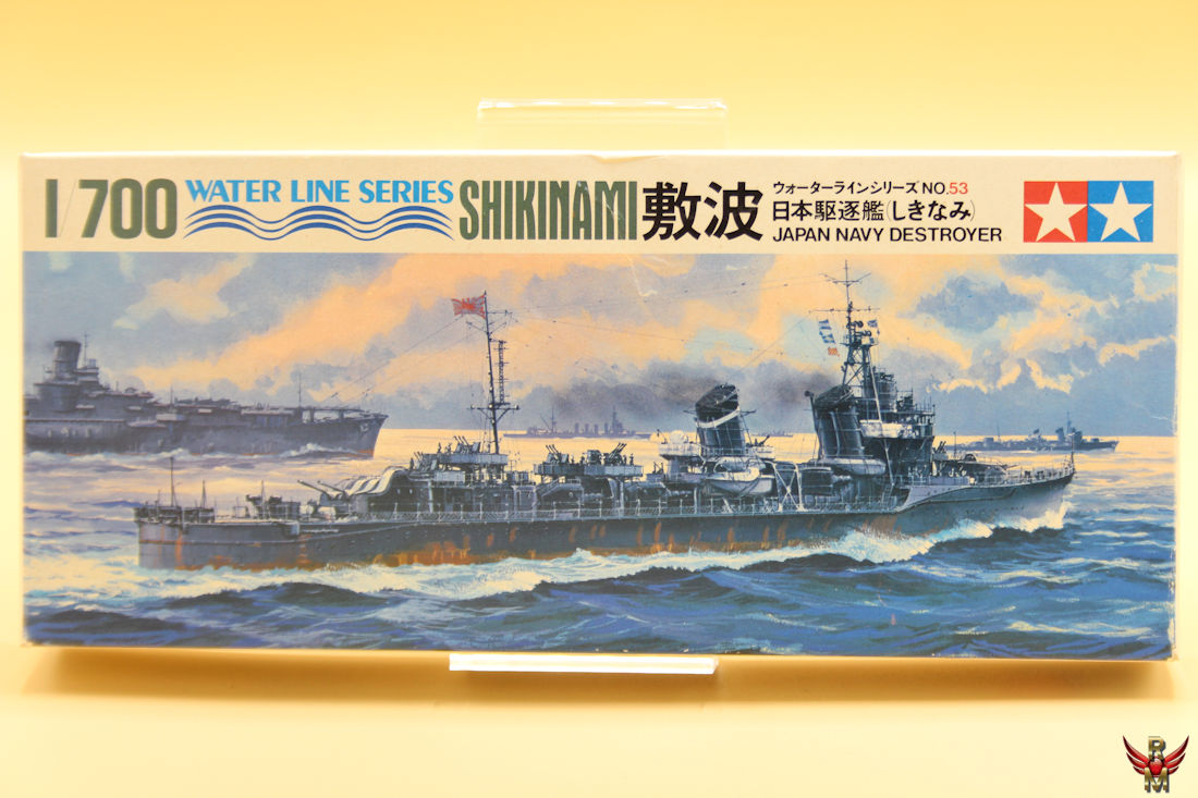 Tamiya 1/700 Shikinami Japan Navy Destroyer water line series
