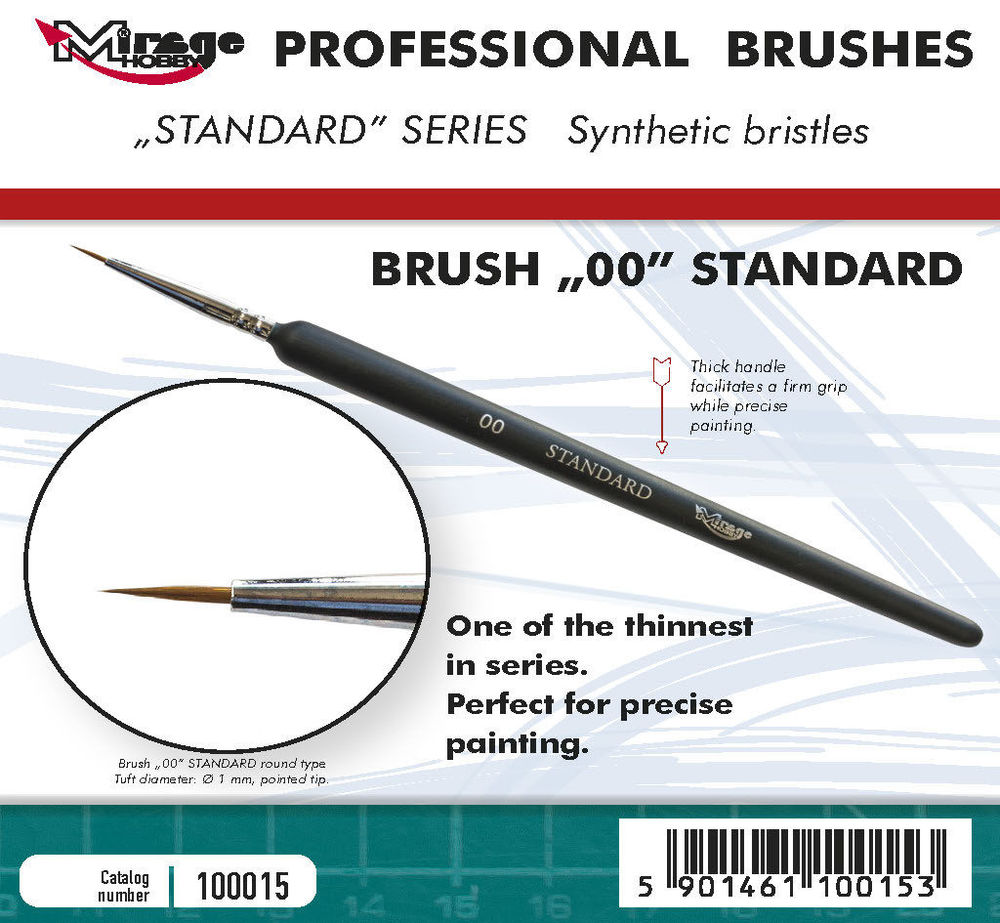 Mirage Hobby 100015 MIRAGE BRUSH STANDARD SIZE 00