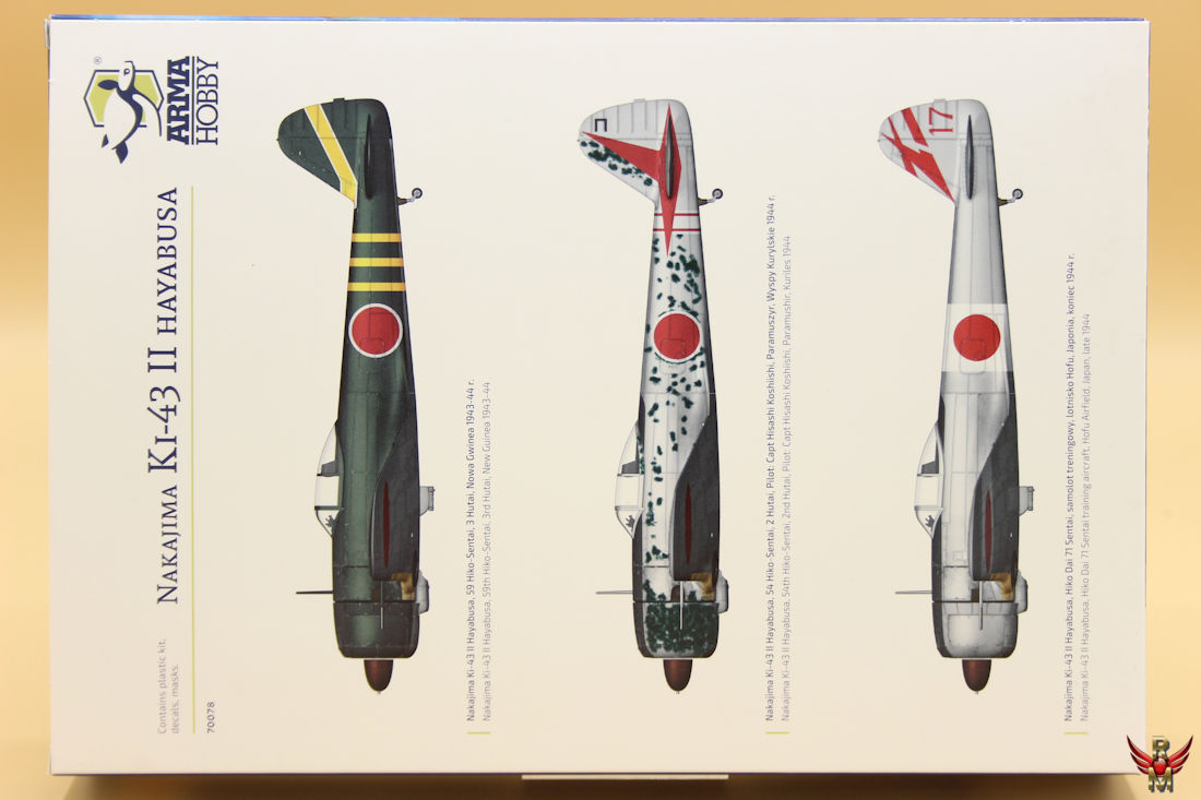 Arma Hobby 1/72 Nakajima Ki-43 II Hayabusa