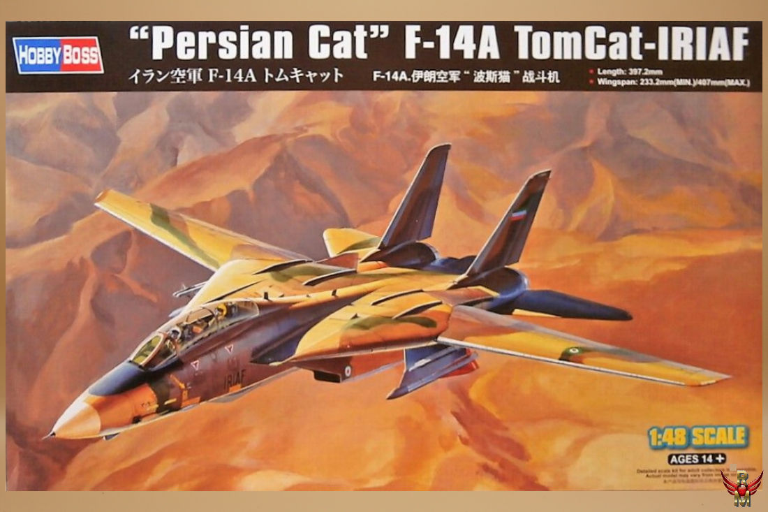 HobbyBoss 1/48 Persian Cat F-14A TomCat-IRIAF