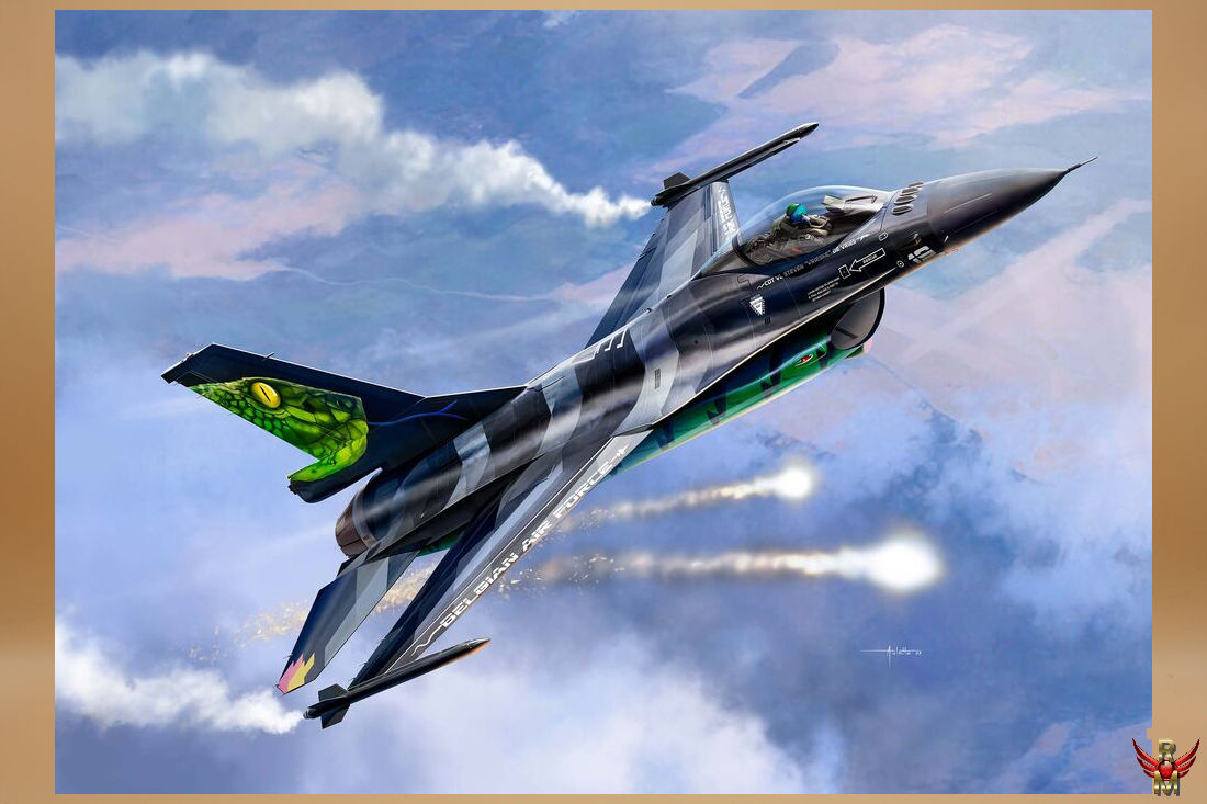 Kinetic 1/48 F-16A MLU Belgian Air Force Dream Viper GOLD