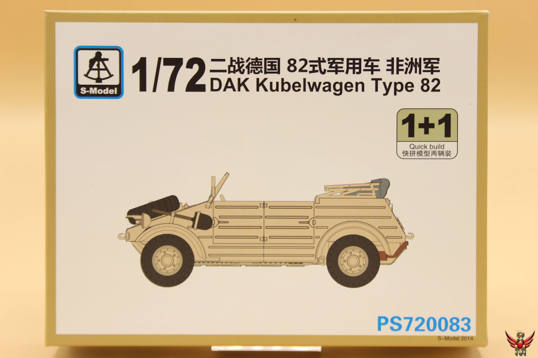 S-model 1/72 DAK Kübelwagen Type 82