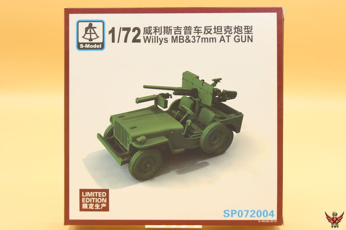 S-model 1/72 Willys MB and 37mm AT Gun Limited Edition
