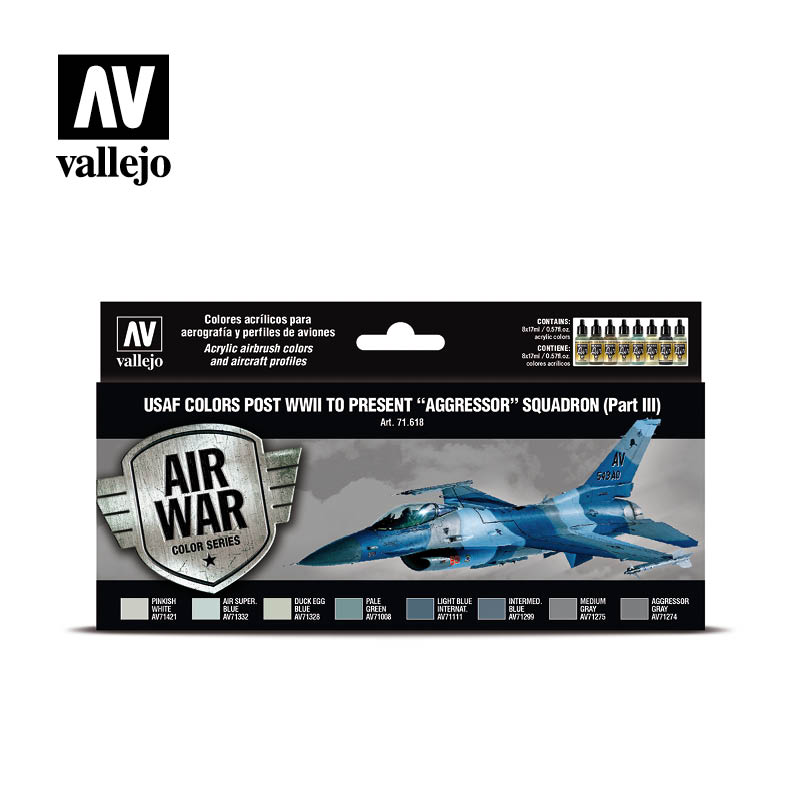Vallejo AW USAF colors post WWII to present Aggressor Squadron (Part III)