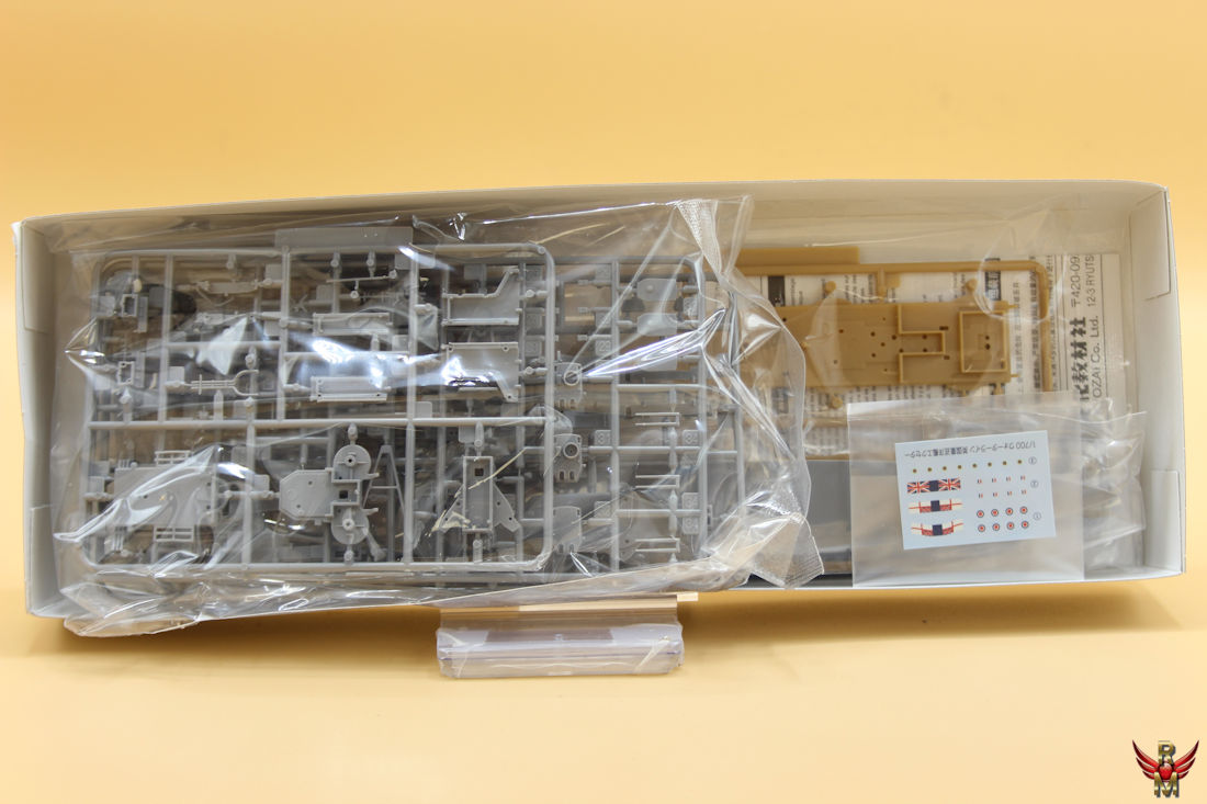 Aoshima 1/700 HMS Exeter British Heavy Cruiser water line series