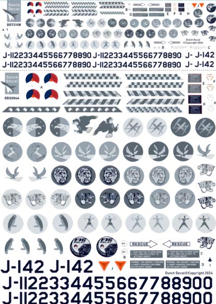 Dutch Decal Shades of Grey