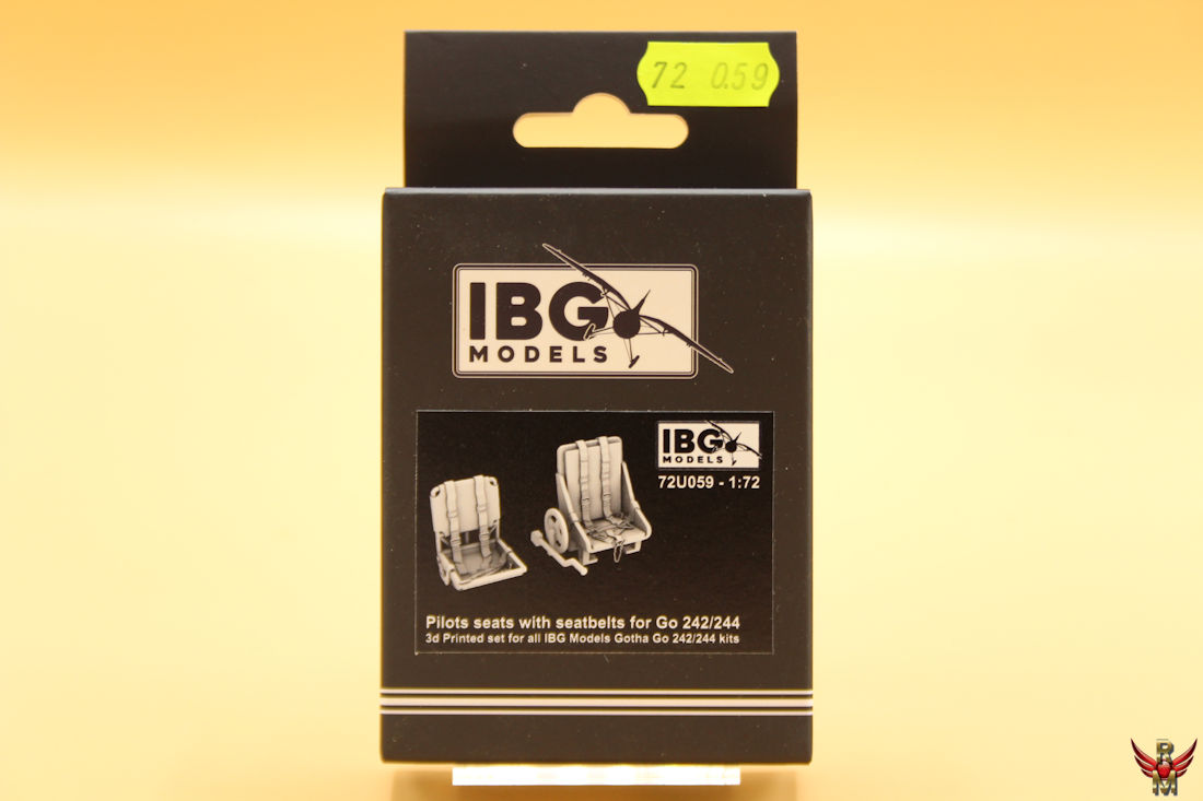 IBG 1/72 Pilots seats with seatbelts for Gotha Go 242 / 244