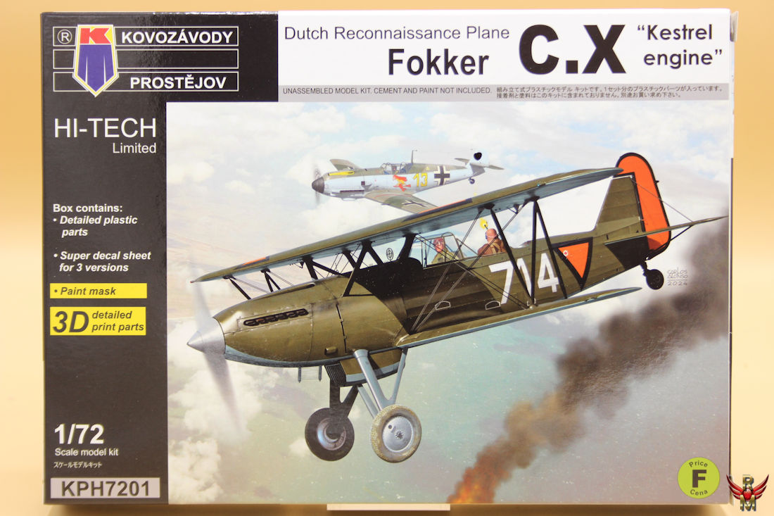 Kovozávody Prostějov 1/72 Dutch Reconnaissance Plane Fokker C X Hi-Tech Limited