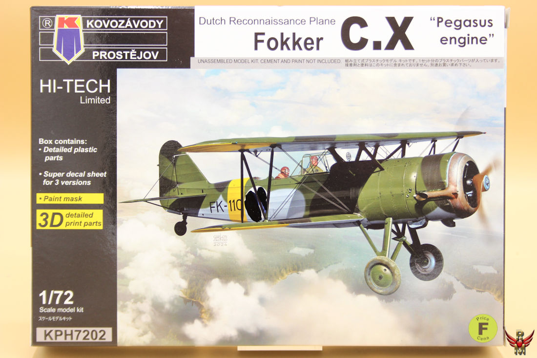 Kovozávody Prostějov 1/72 Dutch Reconnaissance Plane Fokker C X Limited Edition