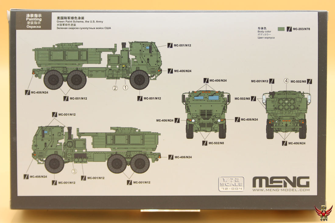 Meng 1/72 US M142 HIMARS High Mobility Artillery Rocket System