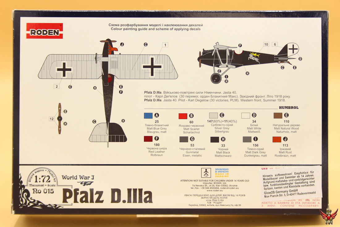 Roden 1/72 Pfalz D IIIa