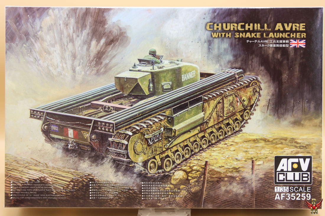AFV Club 1/35 Churchill AVRE with Snake Launcher