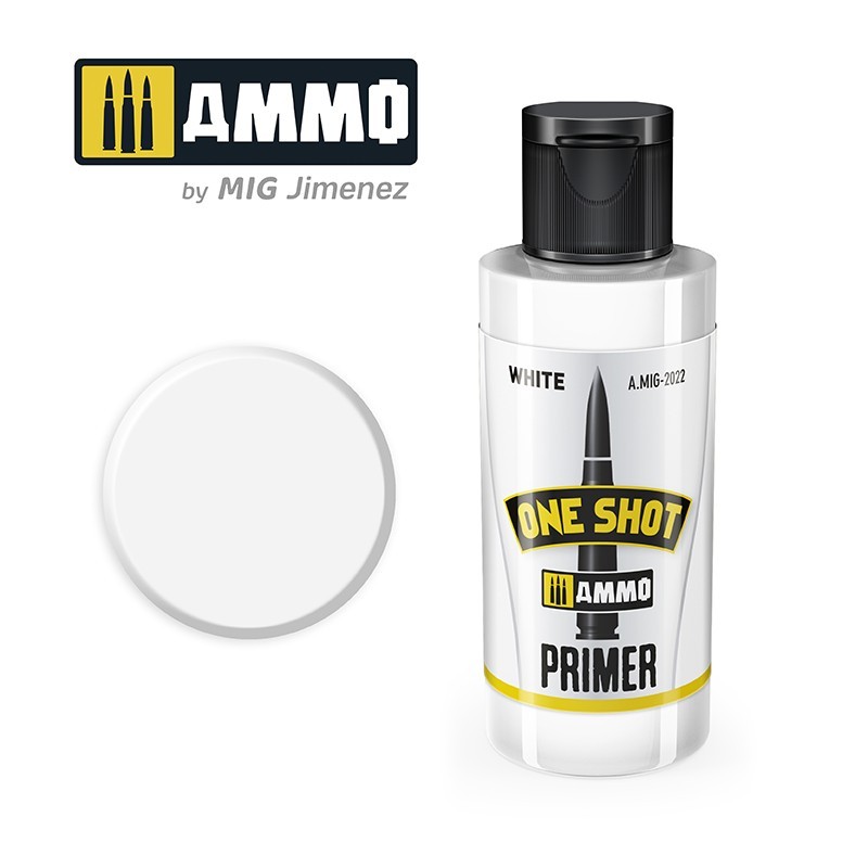 AMMO 2022 ONE SHOT PRIMER WHITE JAR 60 ML