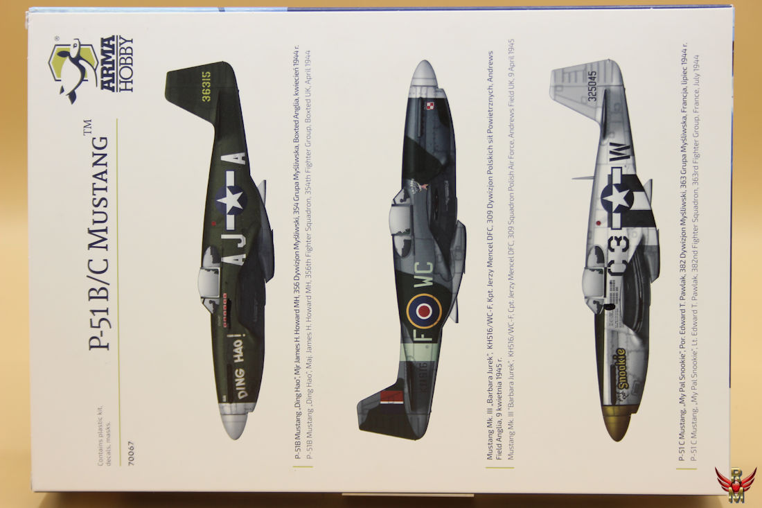 Arma Hobby 1/72 P-51 B/C Mustang New Edition