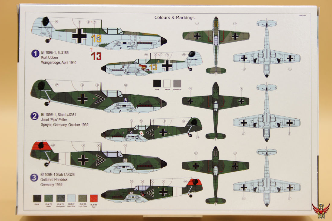 AZ Model 1/72 Messerschmitt Bf 109E-1 Experten 1