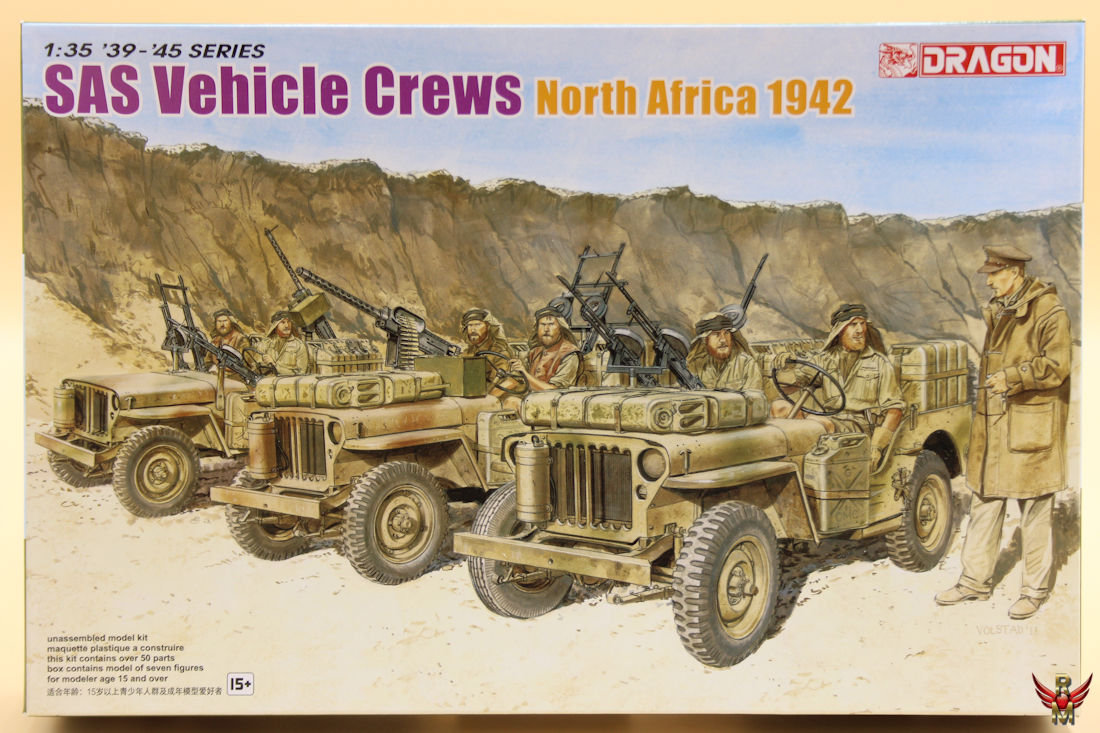 Dragon 1/35 SAS Vehicle Crews North Africa 1942