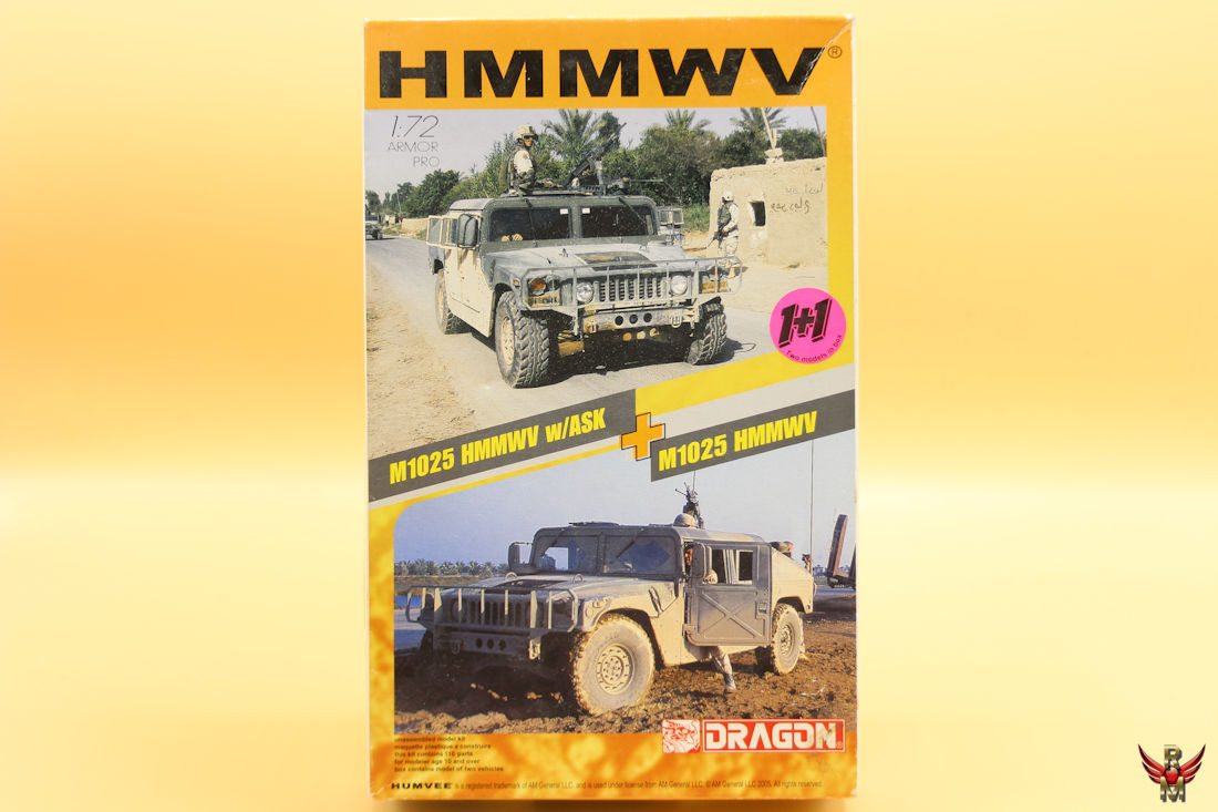 Dragon 1/72 HMMWV M1025 with ASK and M1025